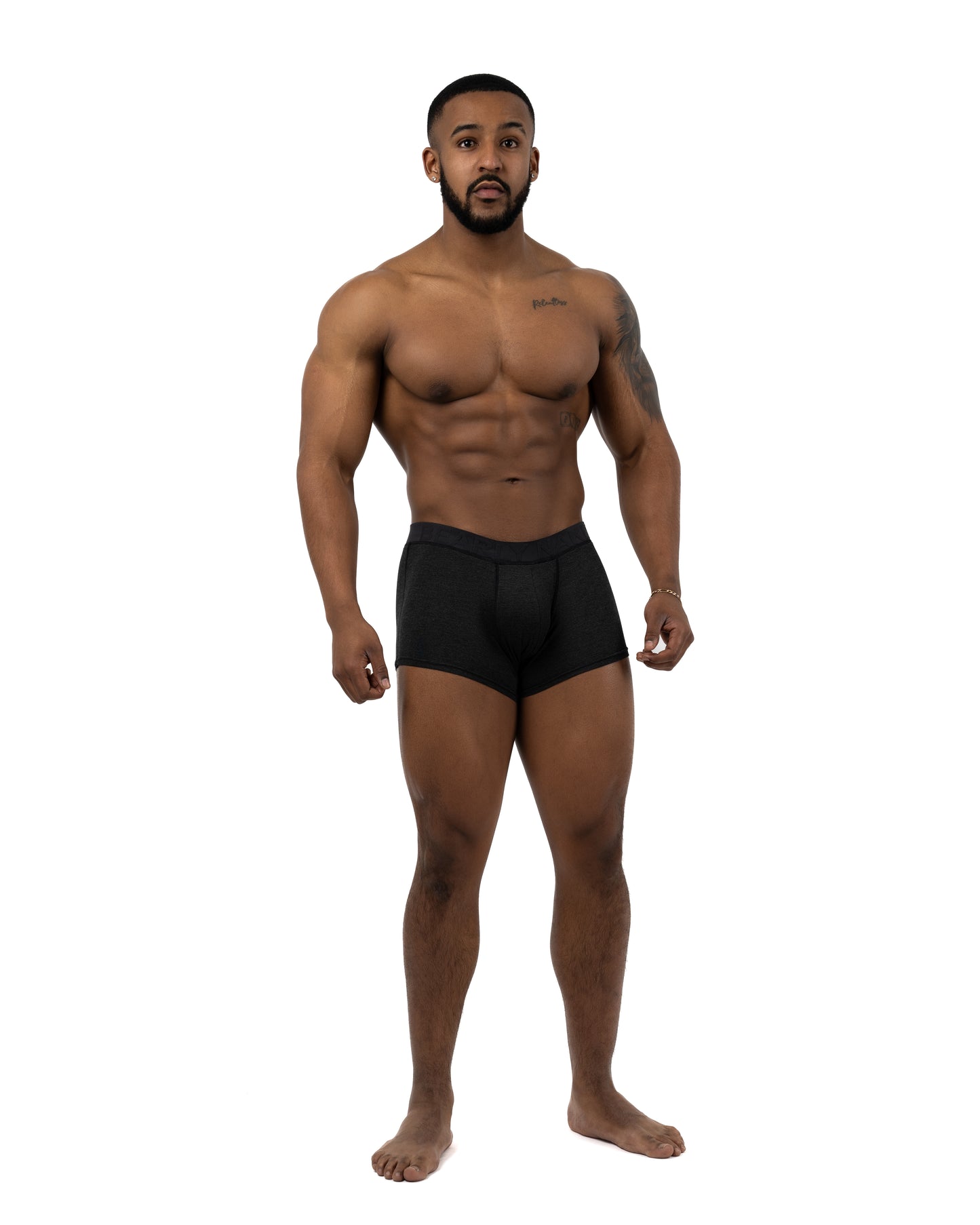 Luxe Boxer Brief Splinter Black