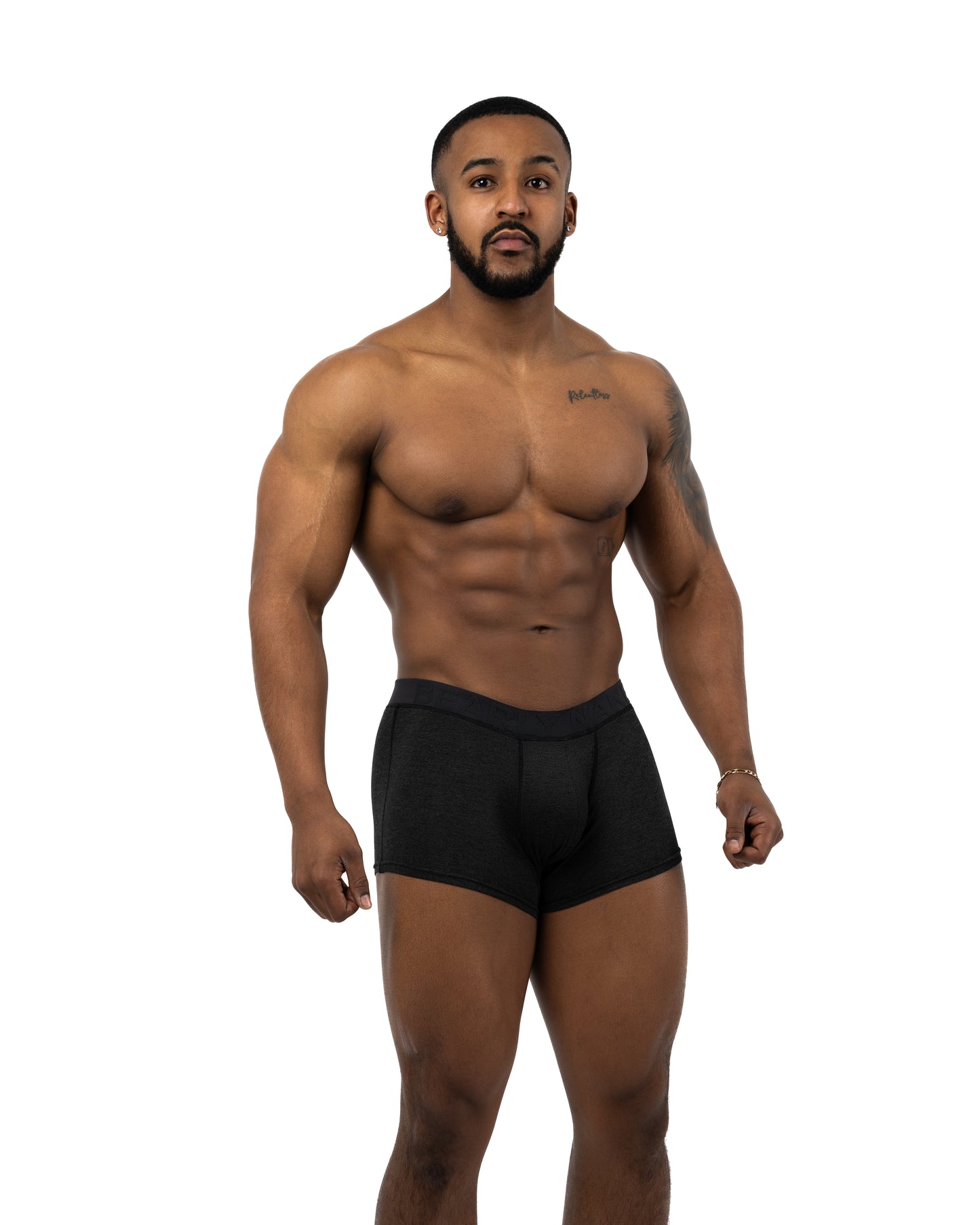 Luxe Boxer Brief Splinter Black