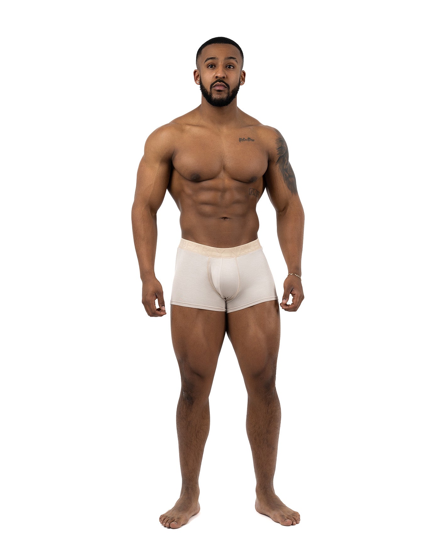 Luxe Boxer Brief Light Beige