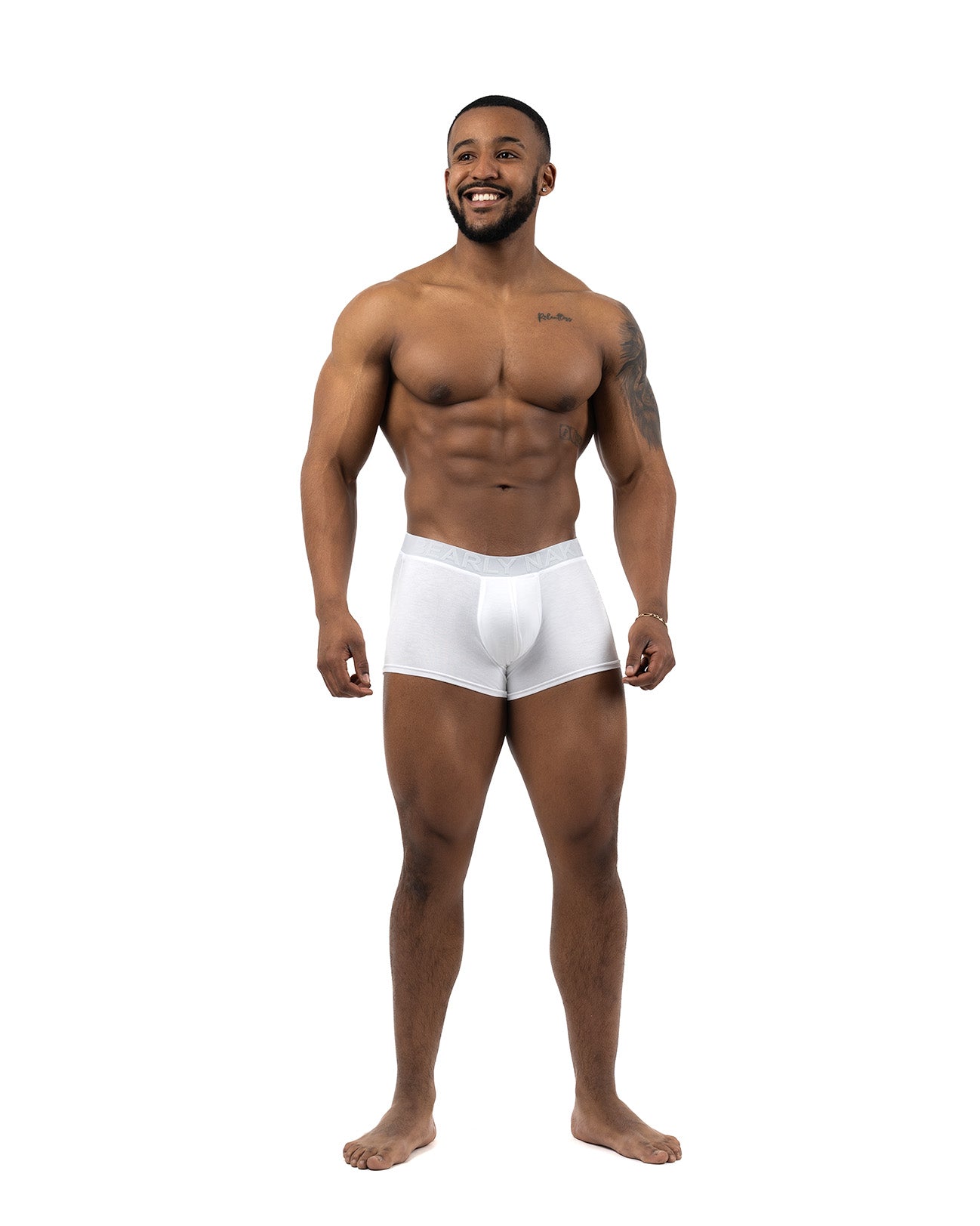 Peloche Boxer Brief White