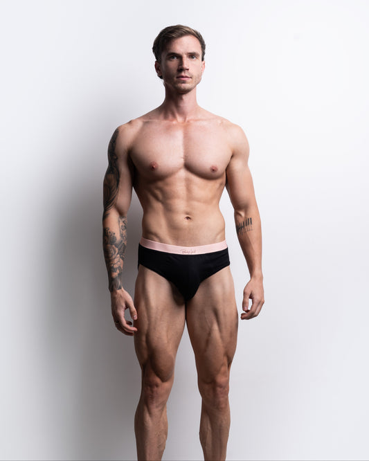 Signature Brief – Black & Peach